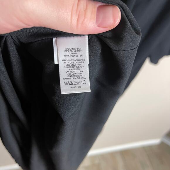 CeCe Black Tie Sleeve Shift Dress Size 24W - Picture 6 of 9